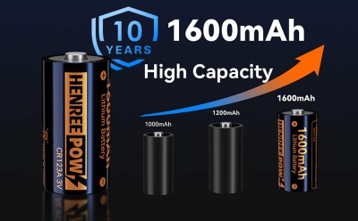 Henreepow AA 1,5V Lithium Genopladeligt batteri, Real High Capacity 3000MWH (2000mAh) Li-ion Datter