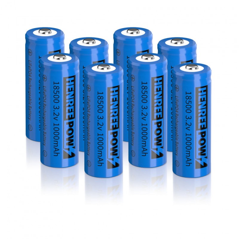 Henreepow 18500 Genopladeligt batteri