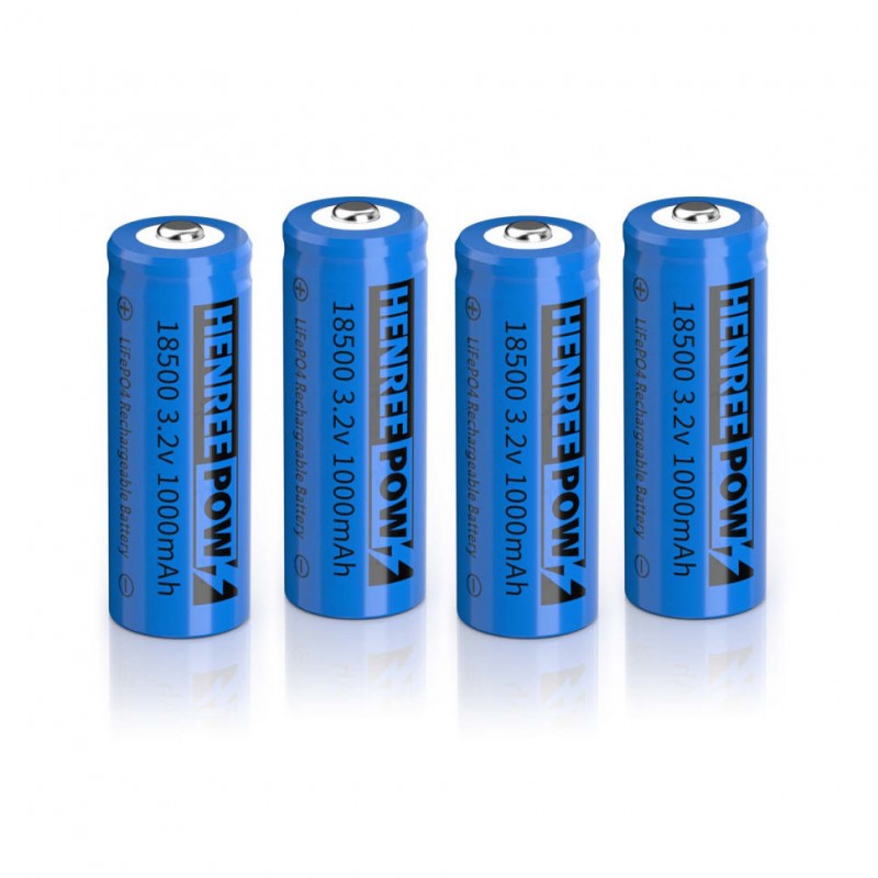 Henreepow 18500 Genopladeligt batteri